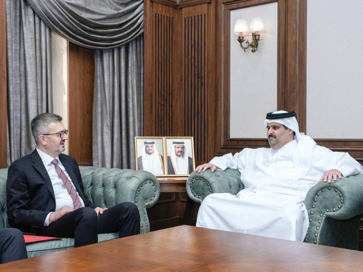 CEO Qatar Media Corporation holds talks with Turkish Presidency Communications Head