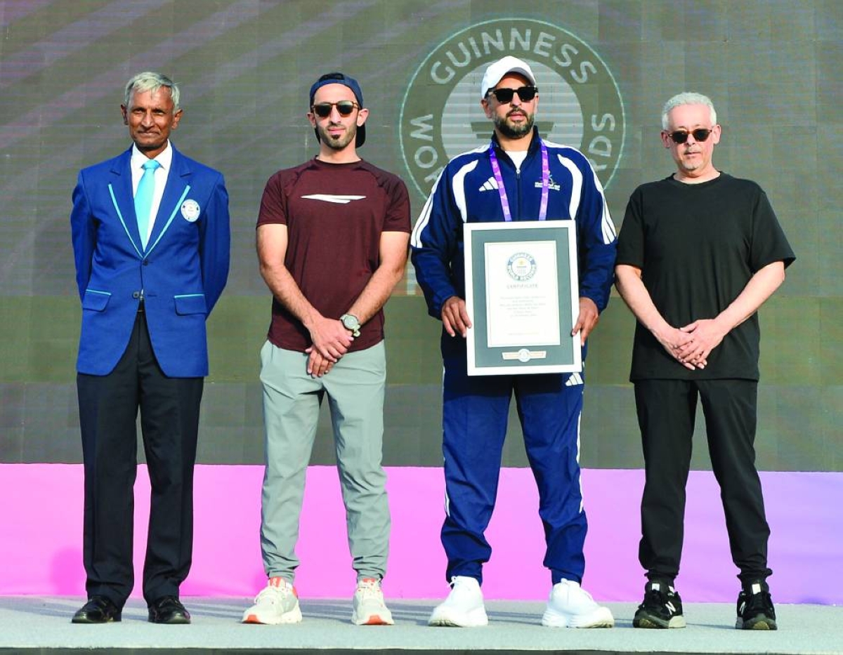 Stadium 974 was recognised by Guinness World Records as the Largest Sports Arena (Temporary).