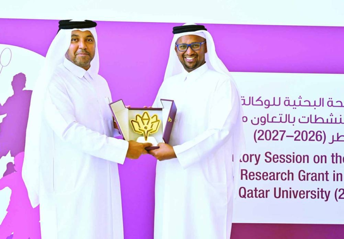 Professor Aiman Erbad and Dr Nasser al-Saad.