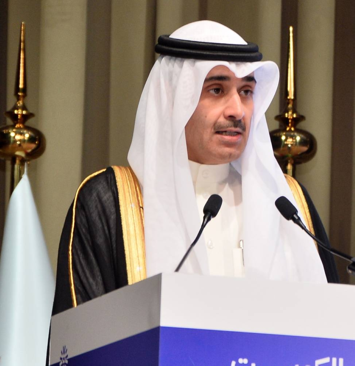 Kuwaiti Charge D' Affairs Fahad al- Zoubi at the celebration. 