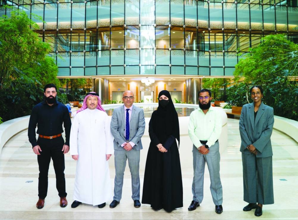 Sidra Medicine officials.