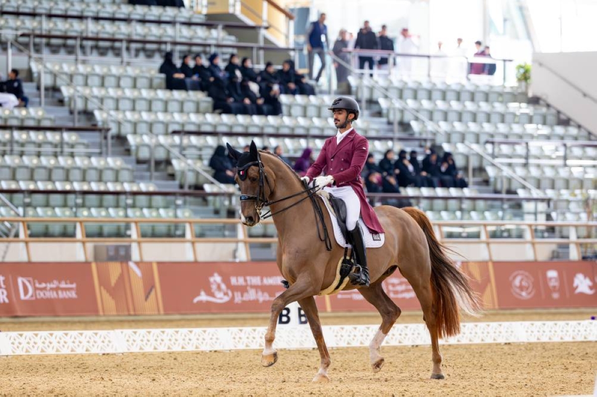 The CDI1* Prix St-Georges dressage competition saw Qatar’s Jassim al-Kuwari take top honours with Jack Sparrow.