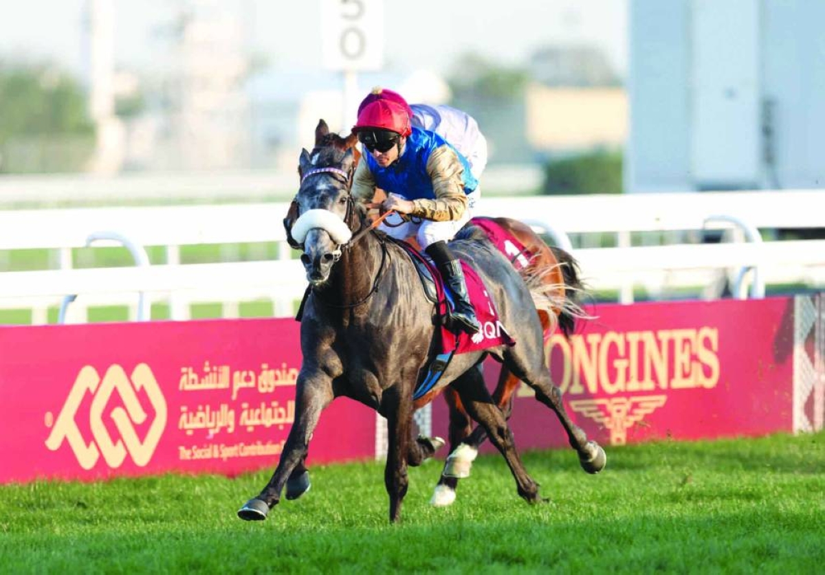 Jockey Maxime Guyon rides Wathnan Racing’s Lippo De Carrere to HH The Amir Sword victory.