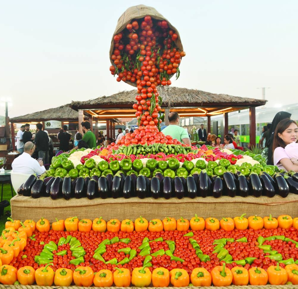  A display at the exhibition. 
