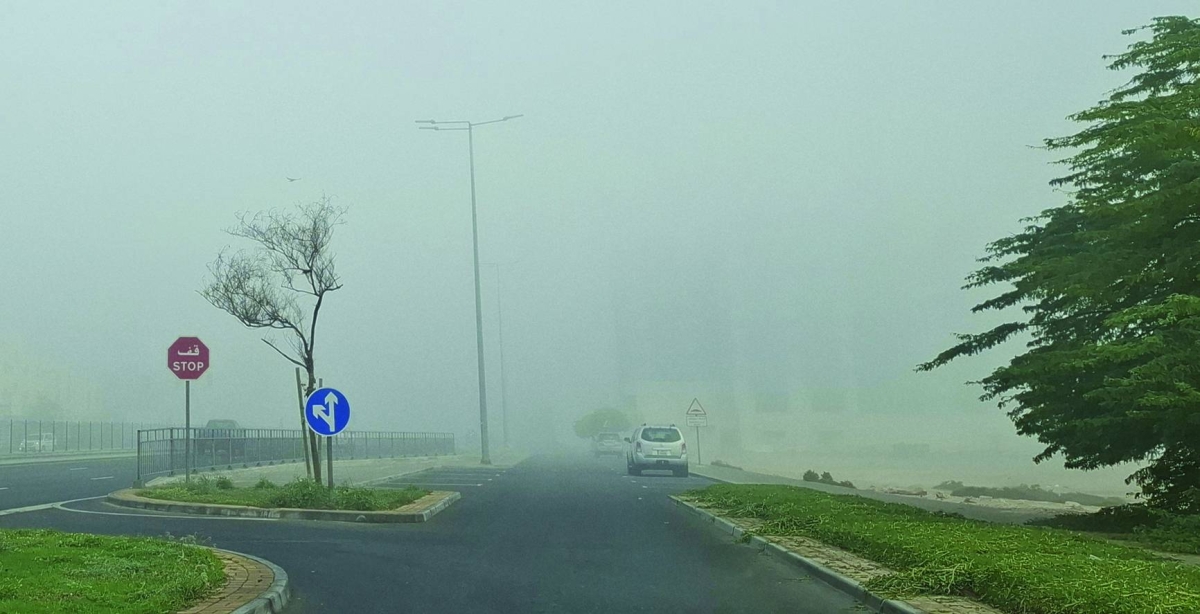 Morning fog reduces visibility across Doha