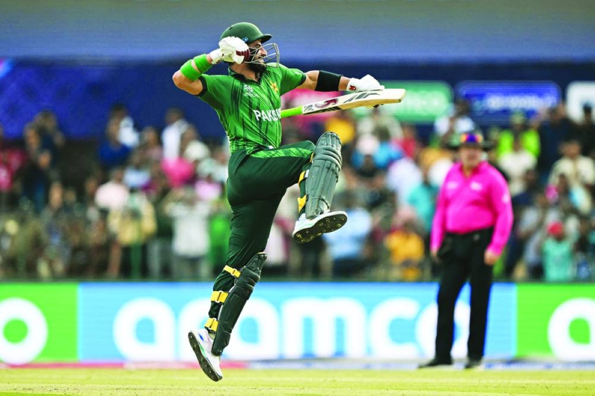 Farhan’s superb ton fires Pakistan into Super 8 with win over Namibia