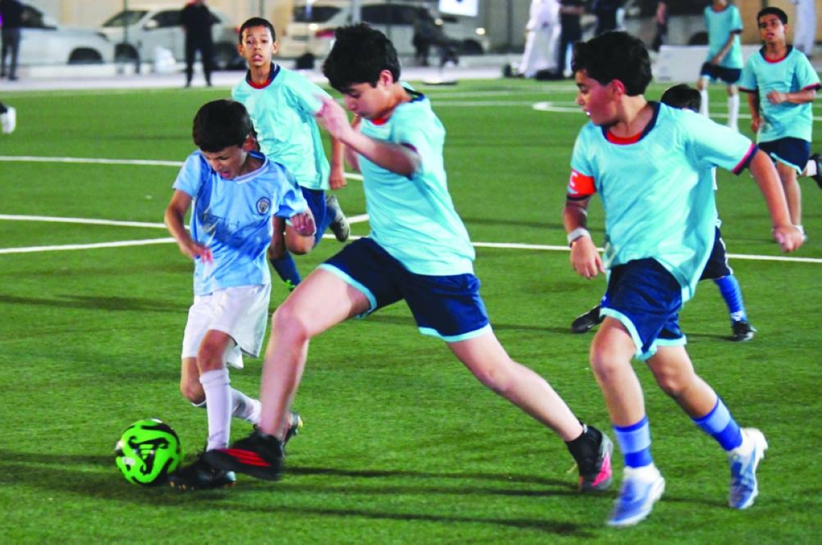 Action from the Al Thumama Ramadan Tournament.