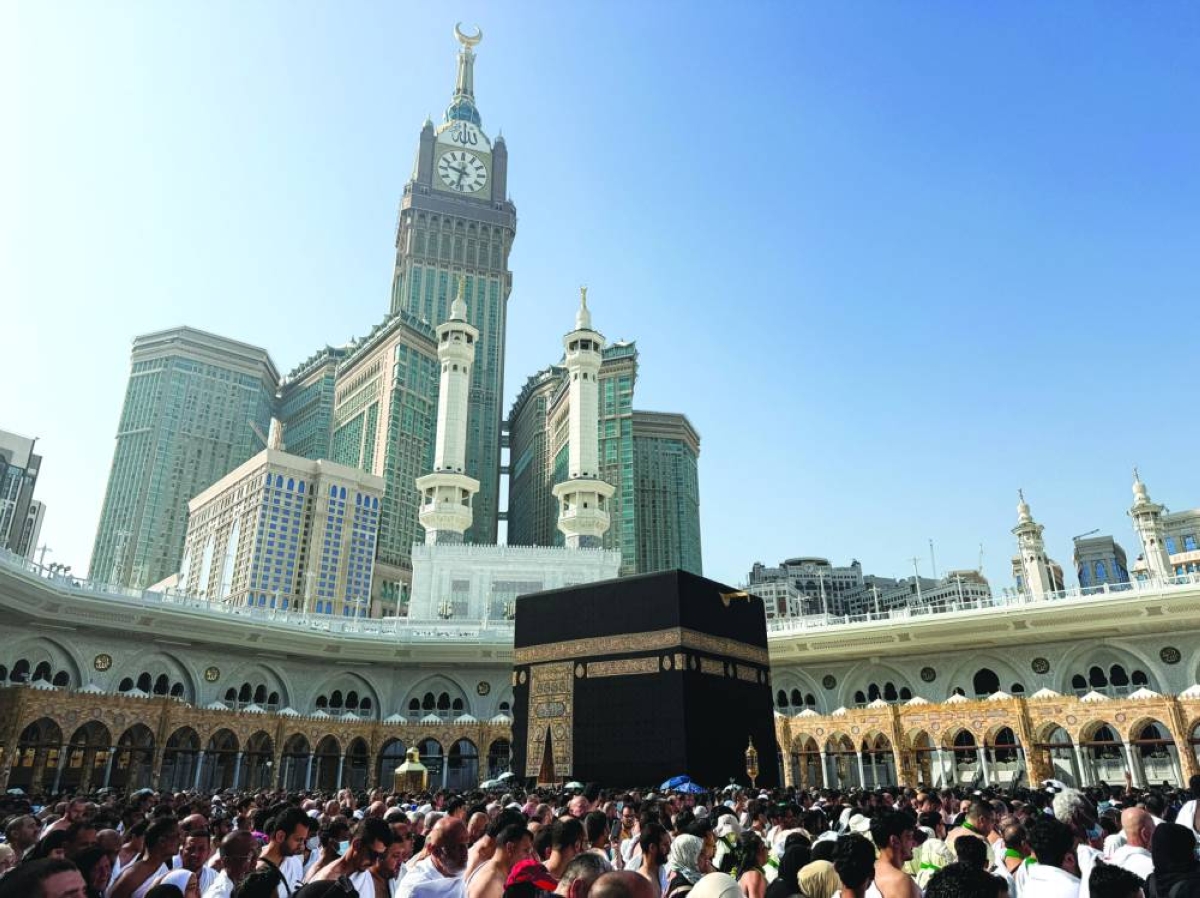 
Worshippers perform Friday prayers during the first Friday of the holy month of Ramadan at the Grand Mosque in the holy city of Makkah, Saudi Arabia. In northern hemisphere where the sun does not set or does not rise for days or months, Muslims follow the timings of the nearest location where sunrise and sunset occur, or they may follow the timings of Makkah.  
