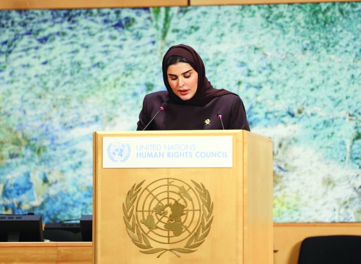 Qatar attends high-level UN rights council session