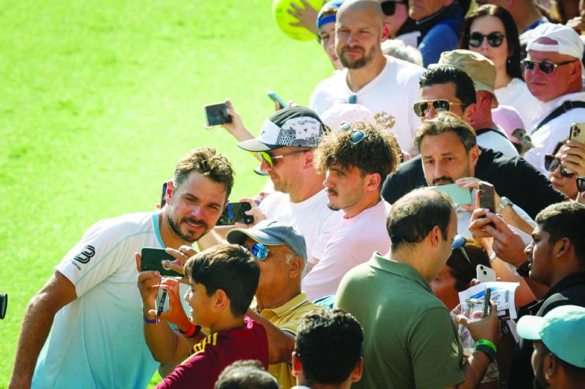 Wawrinka bids farewell to Dubai after match against Medvedev Wednesday.