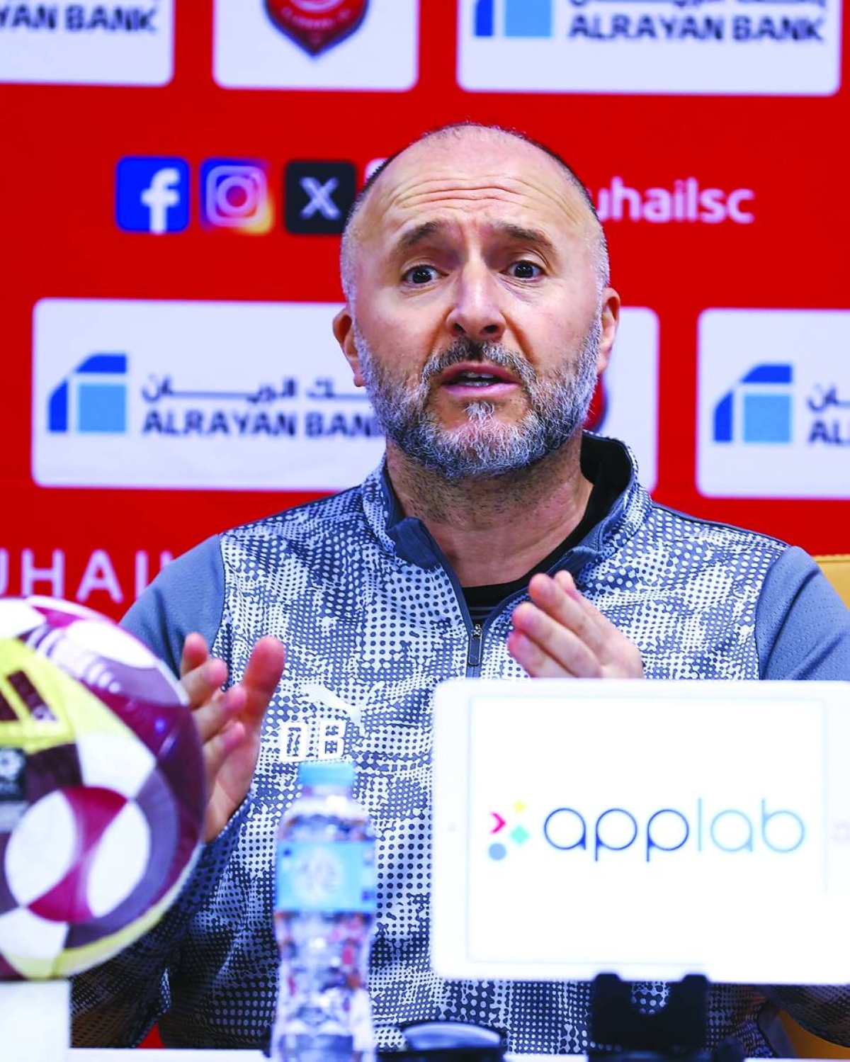 Al Duhail coach Djamel Belmadi
