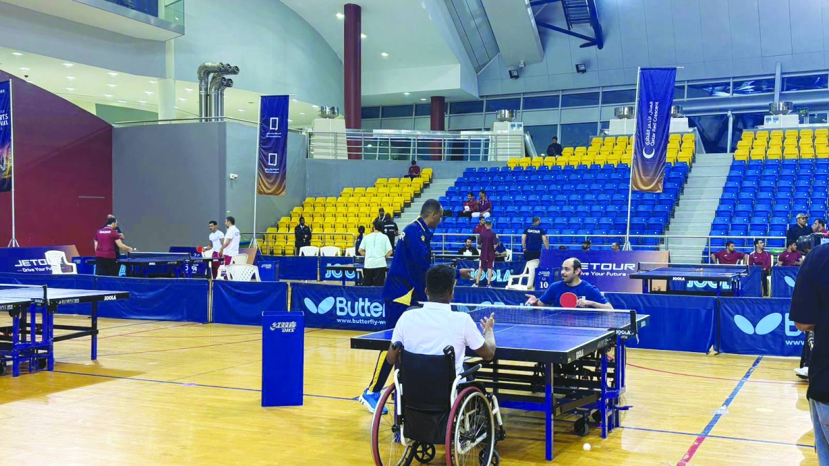The table tennis competition brought together athletes from five disability categories: deaf, blind, sitting mobility, standing mobility and mental mobility. PICTURES: Shaima Sheriff