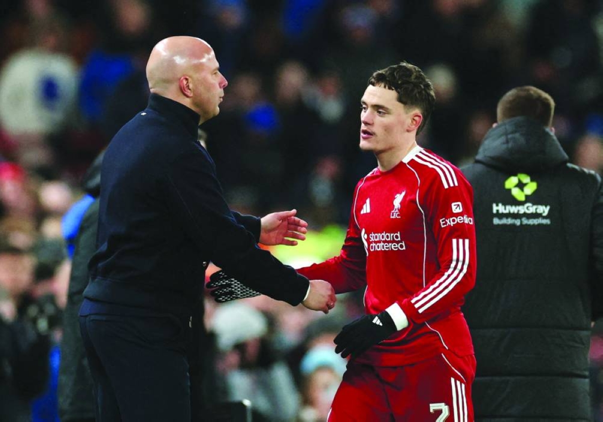 
Florain Wirtz, who suffered a ‌back injury warming up ahead of last month’s visit to Nottingham Forest, missed Liverpool’s 5-2 home win over West Ham United on Saturday. (Reuters) 