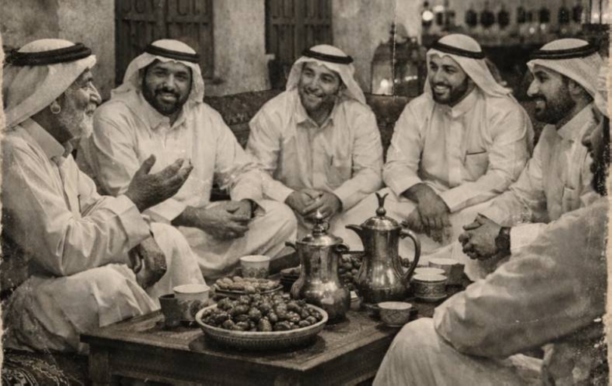 File photo of an old Majlis gathering