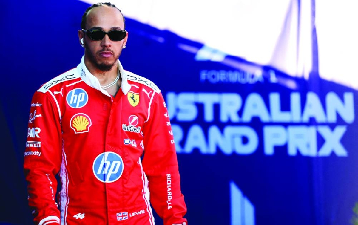Formula One F1 - Australian Grand Prix - Albert Park Grand Prix Circuit, Melbourne, Australia - March 5, 2026
Ferrari's Lewis Hamilton ahead of the Australian Grand Prix. REUTERS