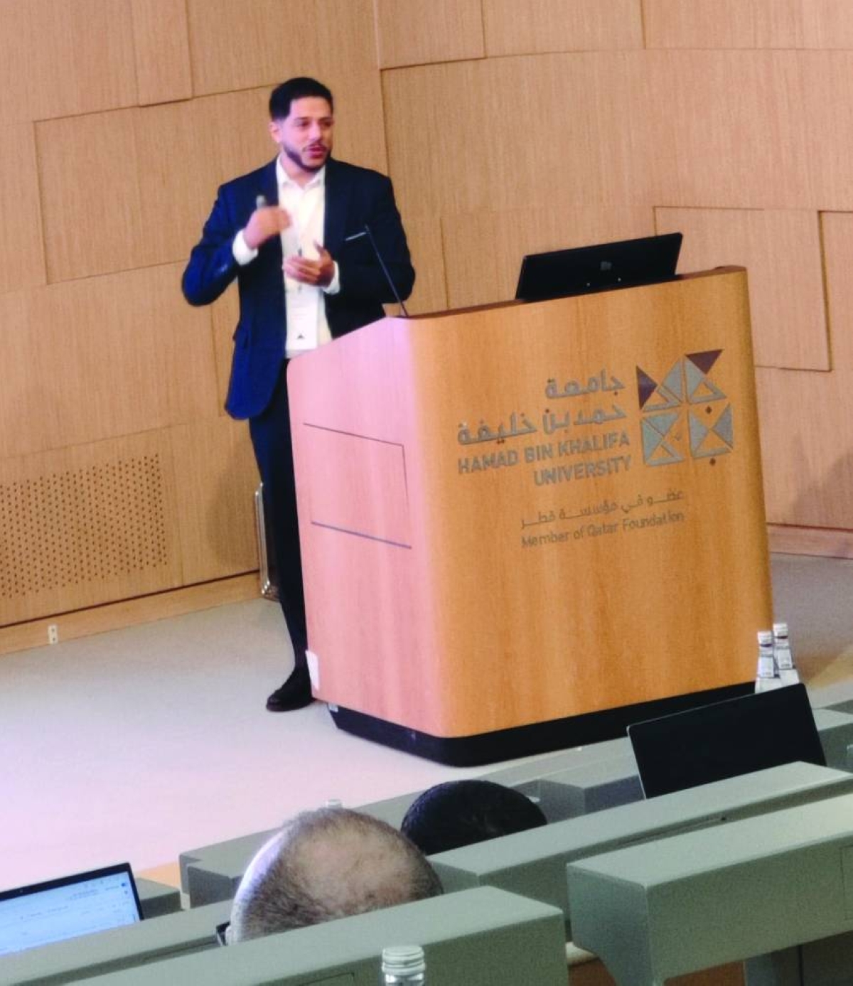 QEERI scientist Dr El Tayeb Bentria.