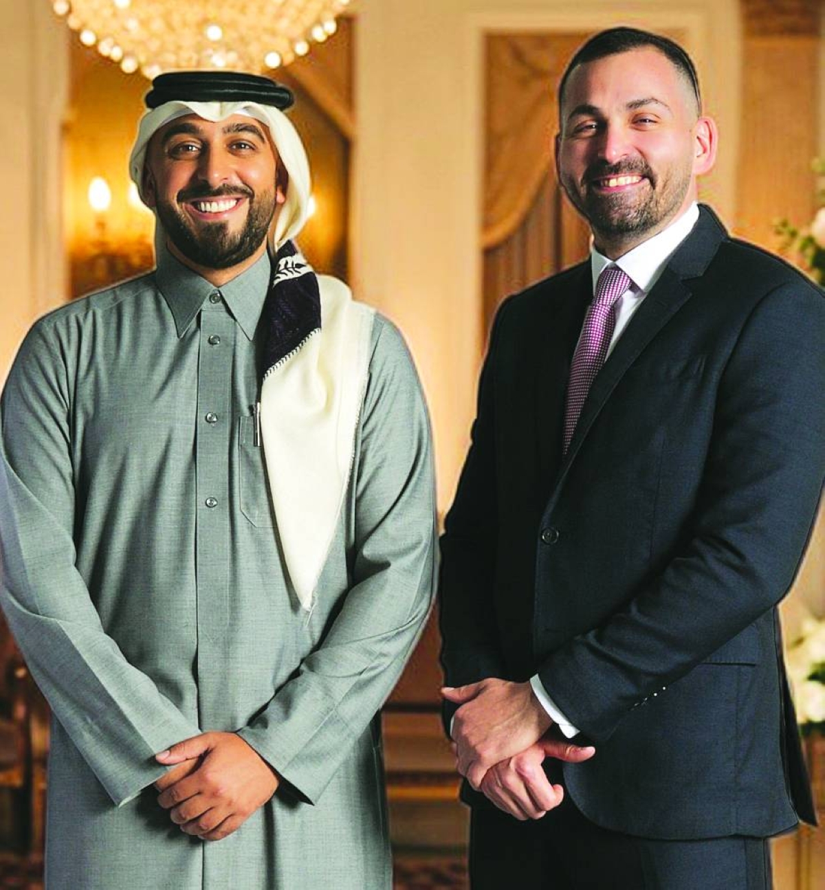 
Vectorize co-founder and chairman Khalid al-Saegh (left) and co-founder and CEO Farid Mahfouz. 