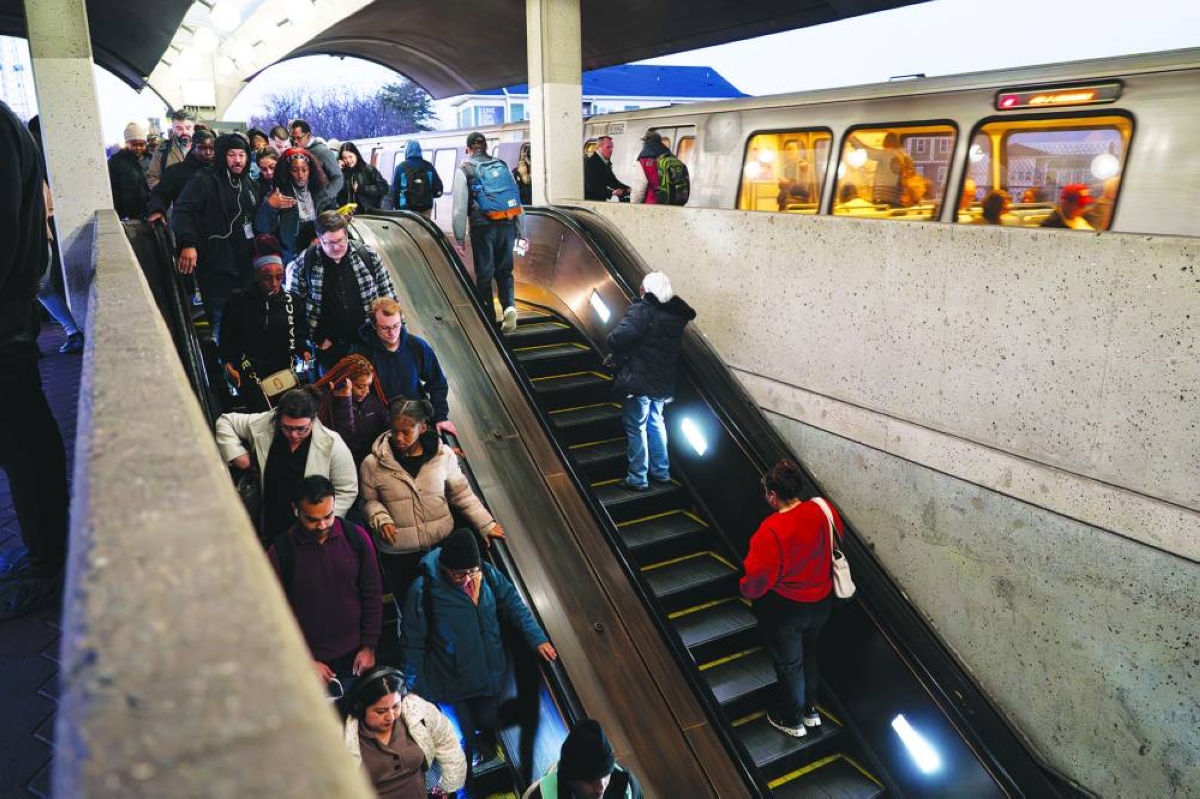 Commuters at the Fort Totten Metro station in Washington, DC. The consumer price index report on Wednesday is projected to show a core inflation measure, which strips out volatile food and energy costs, rose just 0.2% in February. That would suggest some easing in price pressures before the outbreak of the war in Iran introduced new uncertainty about the inflation outlook.