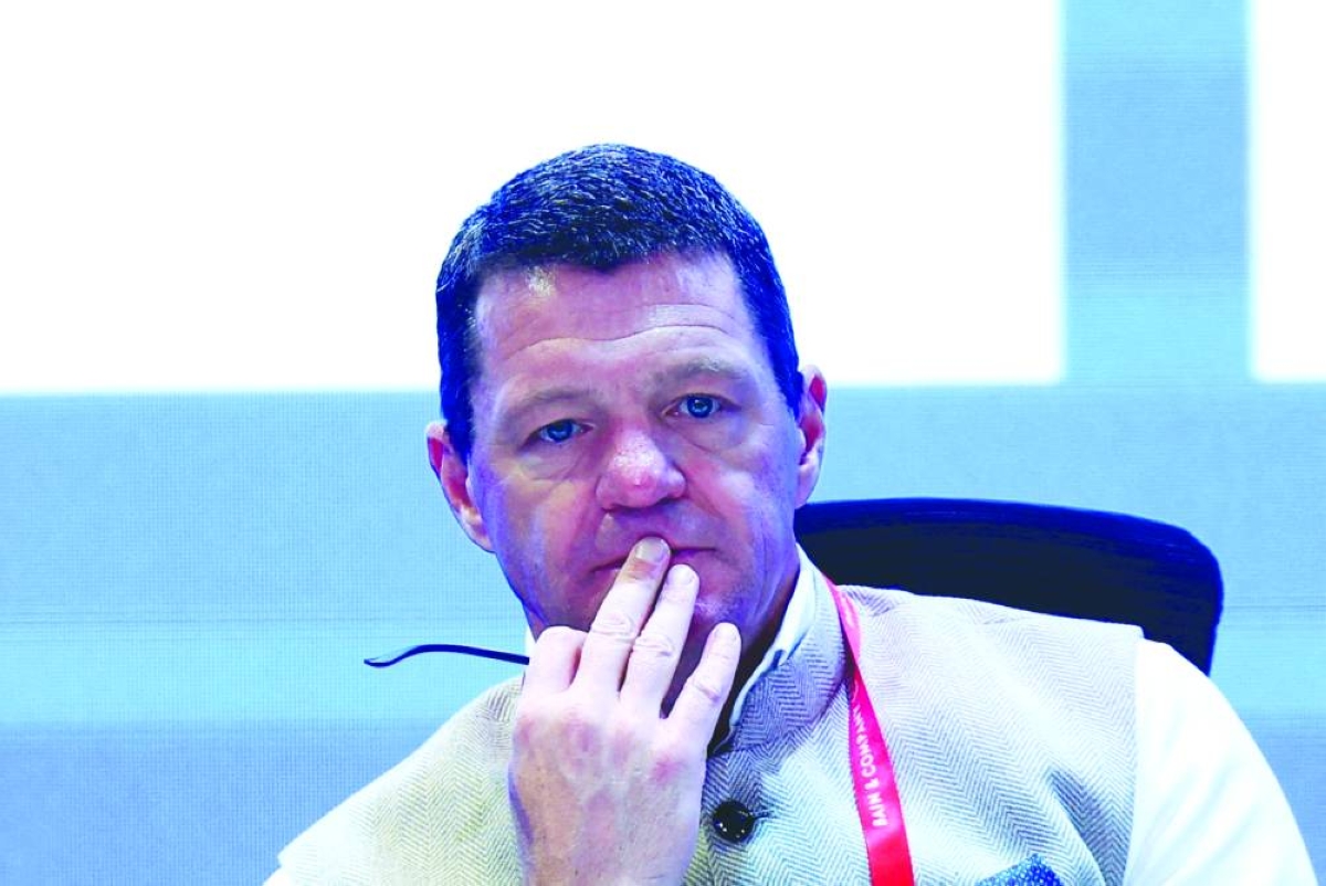 File photo: IndiGo CEO Pieter Elbers attends the press briefing during the annual International Air Transport Association (IATA) meeting in New Delhi. (Reuters)