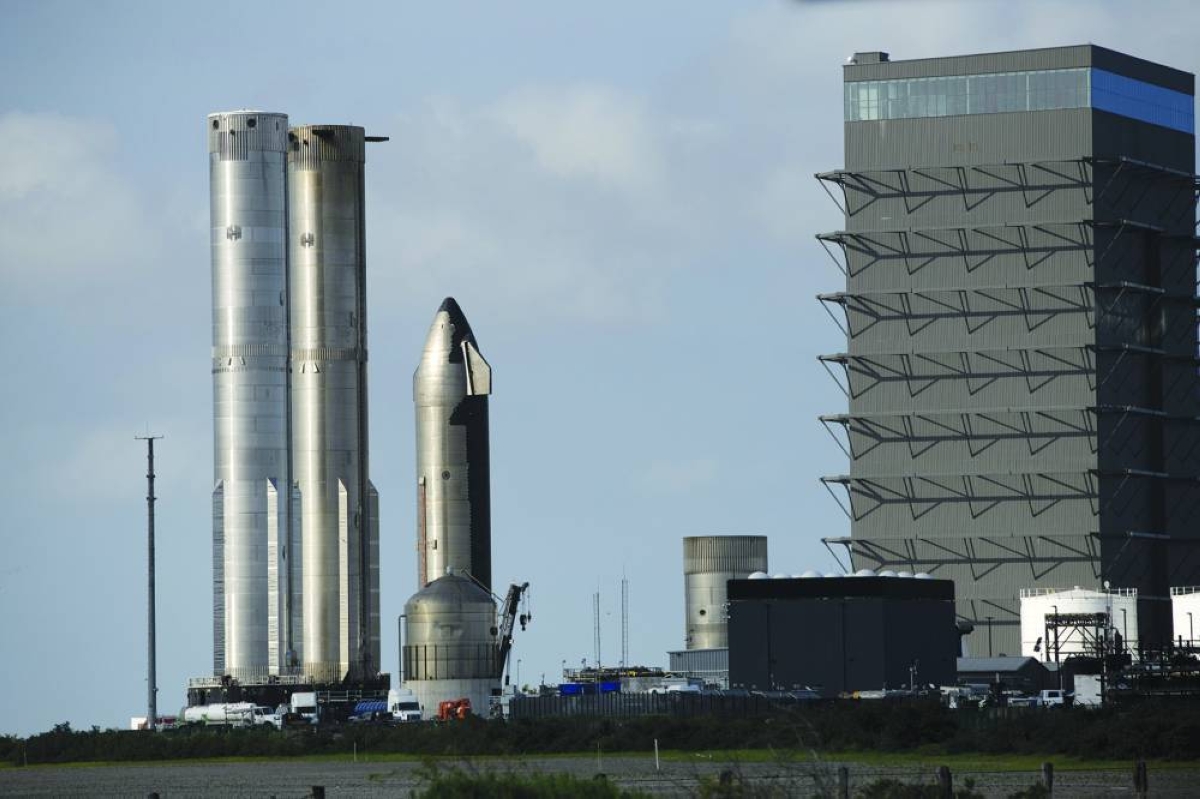 The SpaceX Starbase facility in Boca Chica, Texas. The SpaceX IPO is expected to raise as much as $50bn, which would shatter the previous record set by Saudi Aramco’s $29.4bn listing in 2019. SpaceX could seek a valuation of more than $1.75tn, Bloomberg has reported, though whether public-market investors will be prepared to buy shares supporting that valuation remains to be seen.