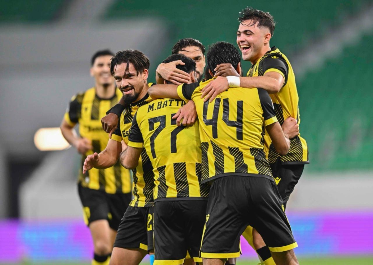 At Al Thumama Stadium, Qatar SC delivered a strong performance to defeat Al Gharafa and deal a blow to the Cheetahs’ pursuit of the title. PICTURE: Noushad Thekkayil