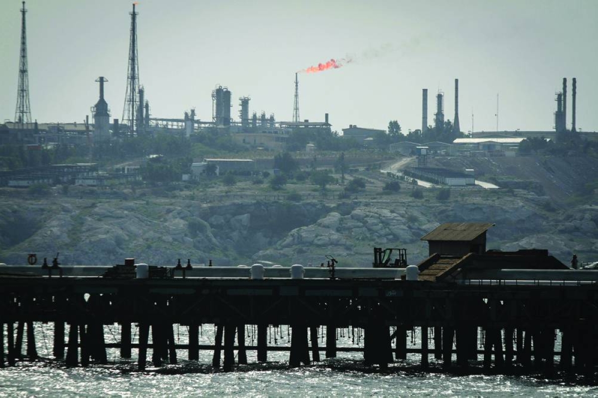 Picture shows an oil facility in the Khark Island (file). Global oil markets face another week of turmoil after a US attack on Iran’s main export hub heightened risks to supply across the Middle East, and deepened concerns over a conflict that’s already upended energy flows.