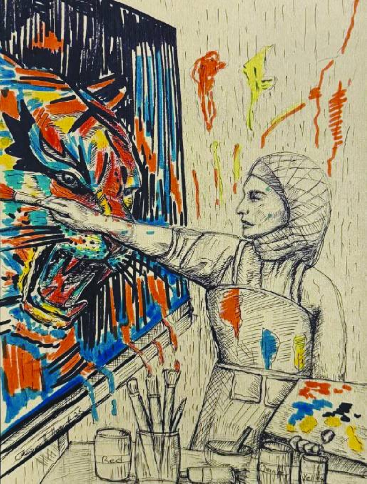 One of Muznah Hasnat's work. Screengrab from IG