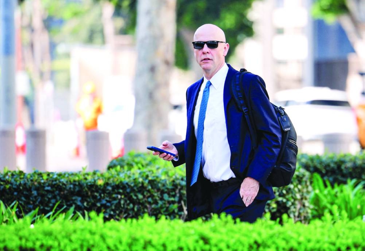 
Lawyer Paul Schmidt, representing Meta, arrives at court as the jury deliberates in a key test case accusing Meta and Google’s YouTube of harming children’s mental health through addictive social media platforms, in Los Angeles, California. (Reuters) 