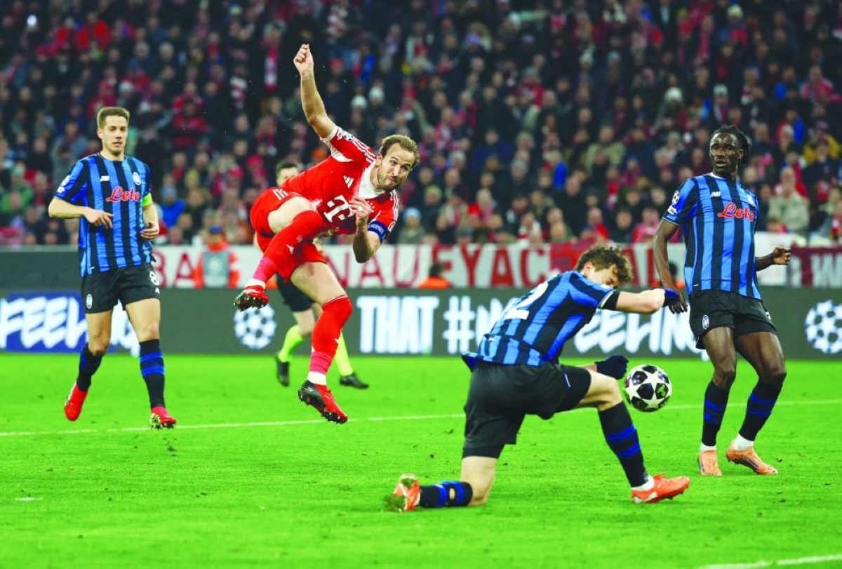 
Harry Kane scored twice as Bayern won 4-1 against Atalanta on Wednesday. (Reuters) 