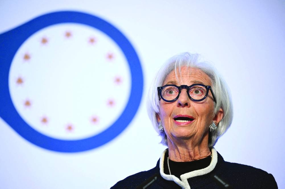 Christine Lagarde, president of the European Central Bank.