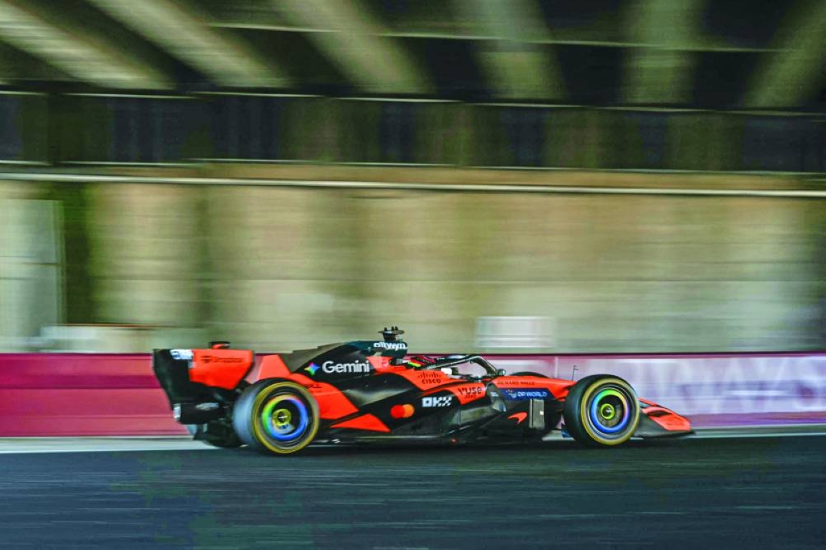 McLaren's Australian driver Oscar Piastri drives during the first practice session ahead of the Formula One Japanese Grand Prix at the Suzuka circuit in Suzuka, Mie prefecture on March 27, 2026. (Photo by ANDREW CABALLERO-REYNOLDS / AFP)