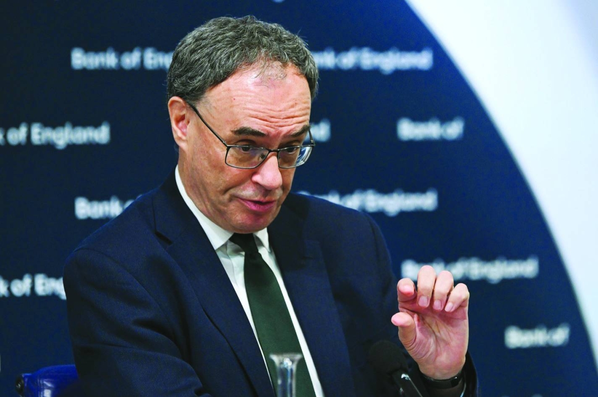 Andrew Bailey, governor of the Bank of England.