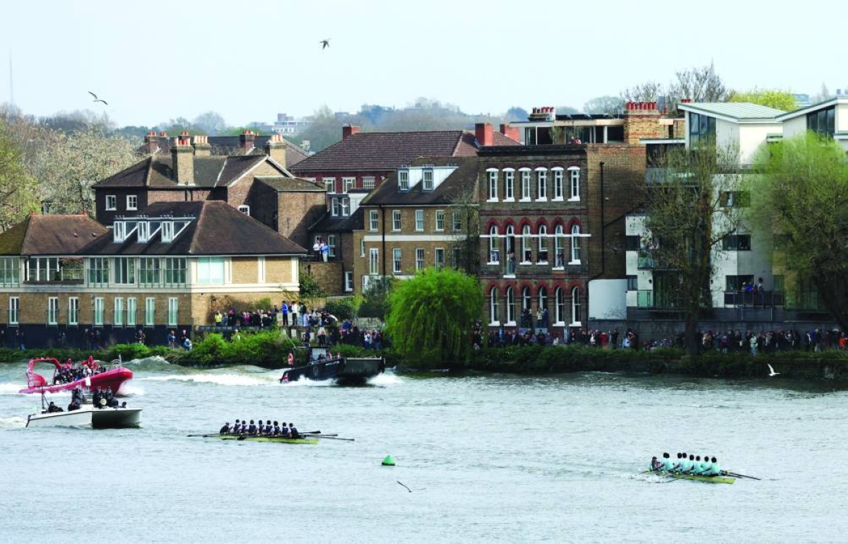 University Boat Race in London
