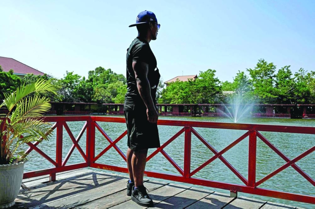 Cambodian Pheap Rom poses for picture at a restaurant in Phnom Penh on March 30, 2026. A Cambodian refugee long-settled in the US, ex-convict Pheap Rom, remains bewildered at how he wound up behind bars in the African nation of Eswatini for months after being swept up in Donald Trump's deportation blitz. (AFP)