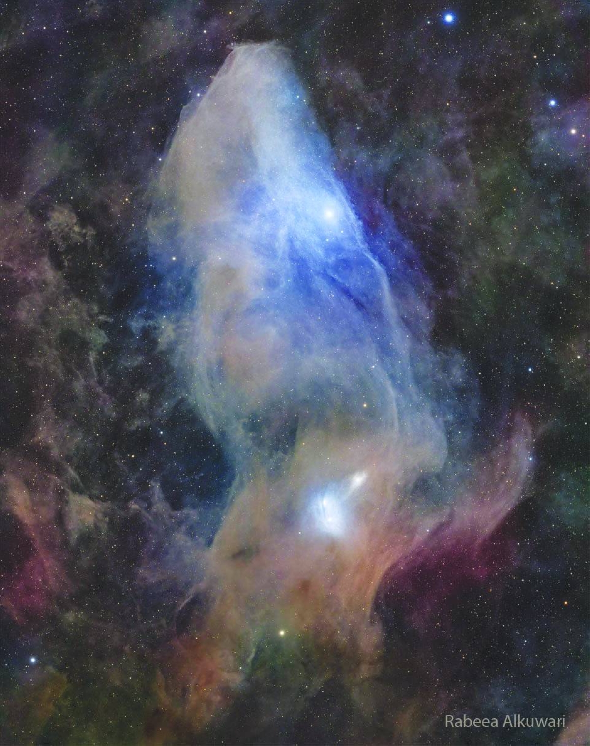 
A striking deep-space image captured from Qatar by Rabeea Alkuwari, which has been selected as “Astronomy Picture of the Day” by Nasa. 