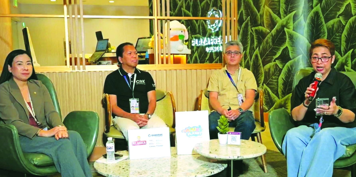 From left: Plaza Premium Lounge operations manager Aujean Santos, Luzon International Premiere Airport Development (LIPAD) Corporation operations head Dante Basanta, LIPAD commercial head Paolo Santos, and Arlyn Lukban of the Pampanga Press Club (PPC) during a recent media forum hosted by the PPC.