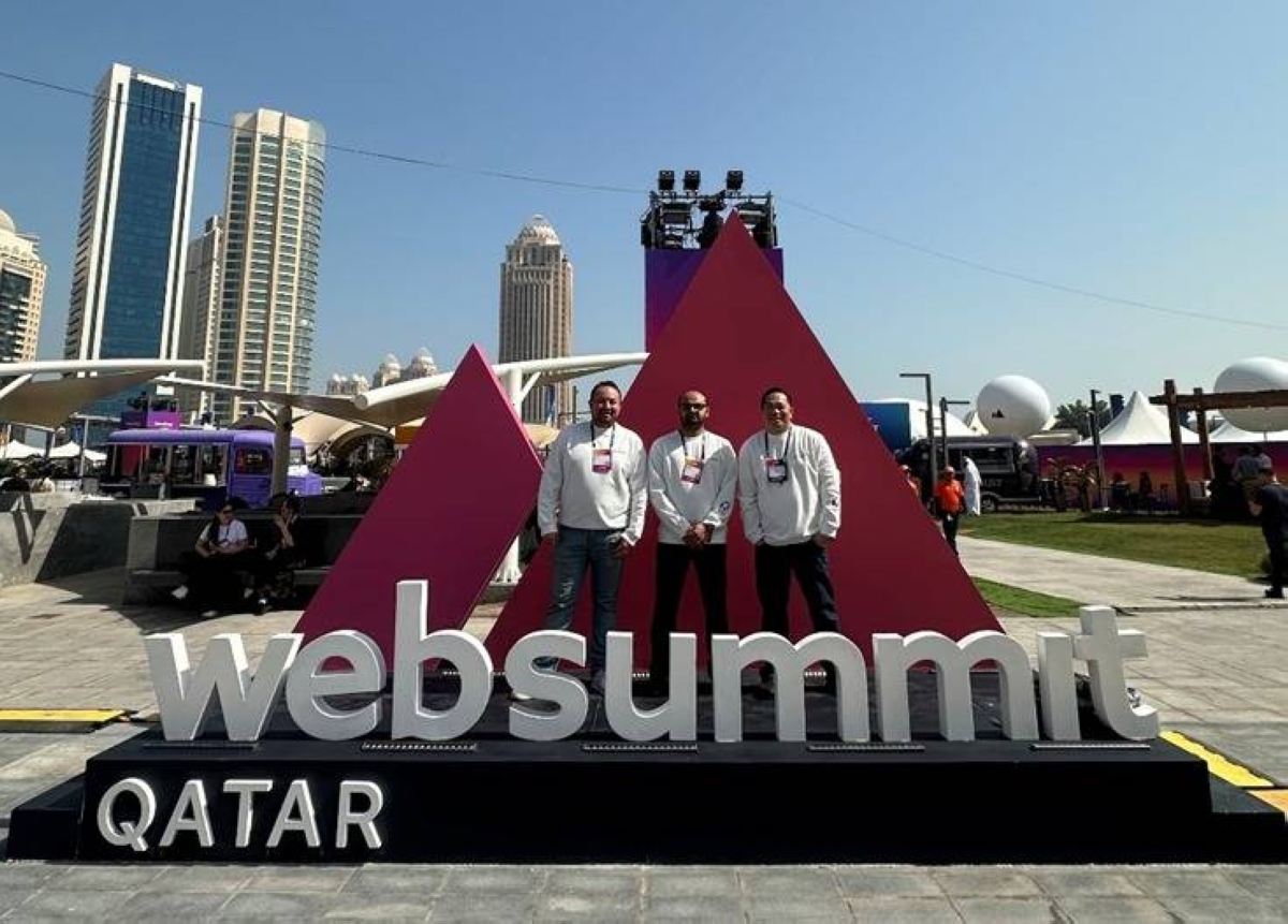 Liabify Founders at Web Summit Qatar 2026, held this past February.