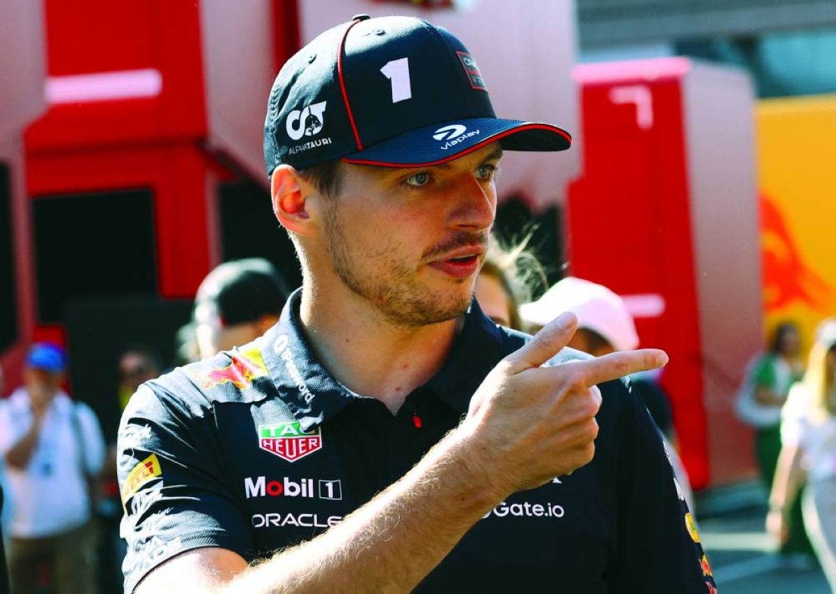 Formula One F1 - Hungarian Grand Prix - Hungaroring, Budapest, Hungary - July 31, 2025 Red Bull's Max Verstappen arrives ahead of the Hungarian Grand Prix. REUTERS