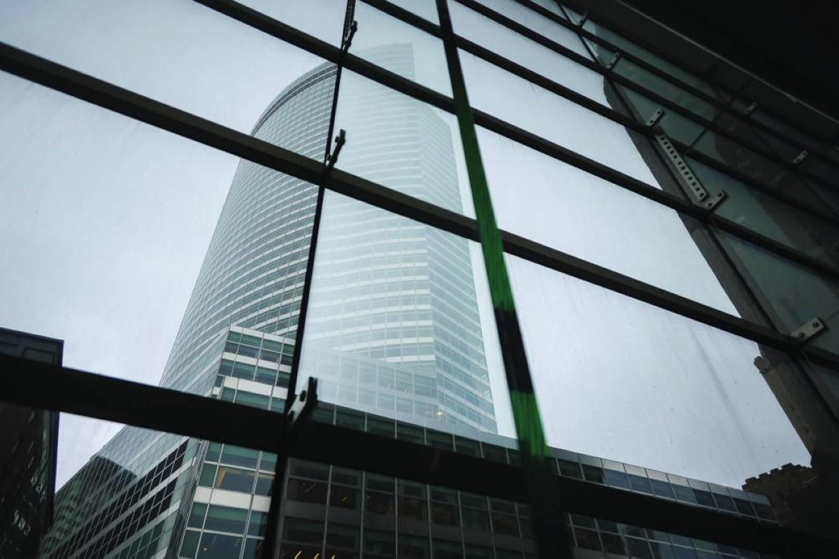 The Goldman Sachs headquarters in New York. The growing dominance of a handful of banks supplying billions of dollars to help juice bets at hedge funds and proprietary trading firms is sparking new financial stability risks, ratings agency S&P Global warned.