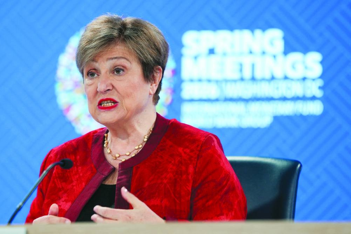 International Monetary Fund managing director Kristalina Georgieva.
