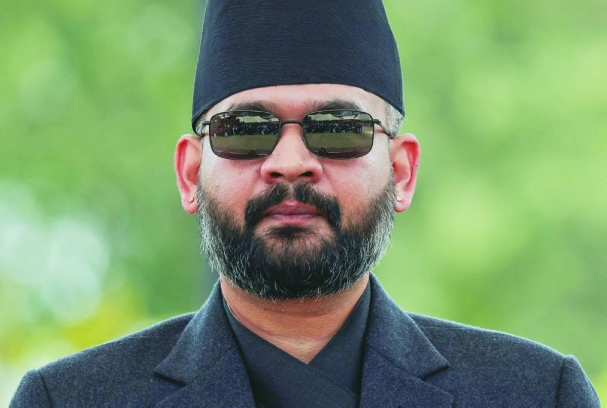 Newly appointed Prime Minister Balendra Shah, popularly known as "Balen", looks on during his oath ceremony at "Shital Niwas", presidential building in Kathmandu. (Reuters/File Photo)