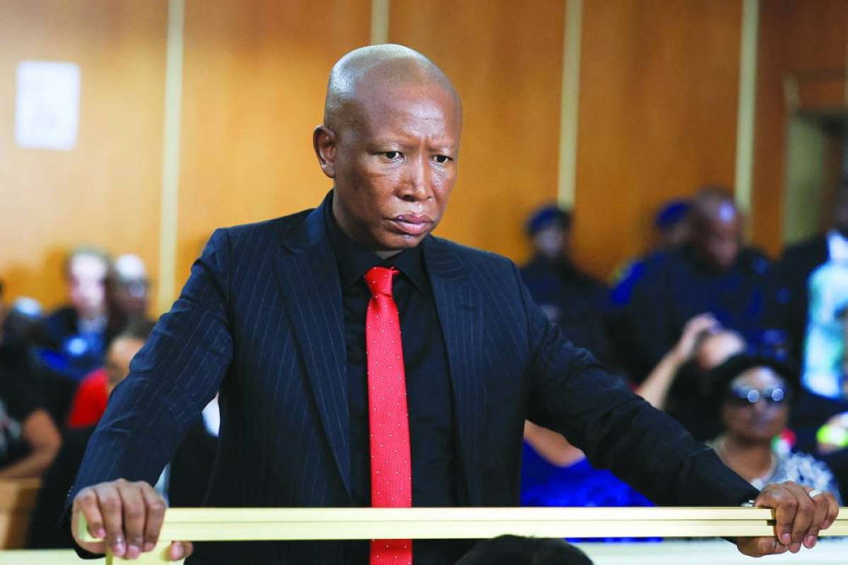 Julius Malema has said that he will go all the way to the country's top court. Reuters