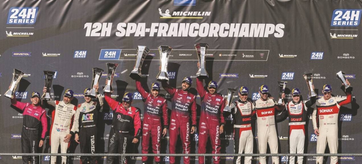Qatar drivers secure landmark victory at Spa