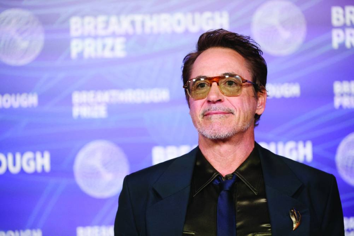 
Robert Downey Jr attends the 12th Breakthrough Prize ceremony gala in Santa Monica, California. (Reuters) 