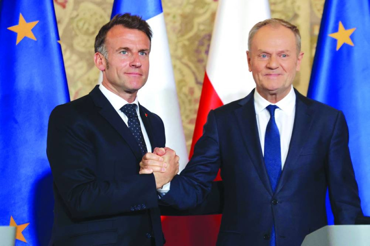 France, Poland discuss boosted defence ties as US wavers on Europe