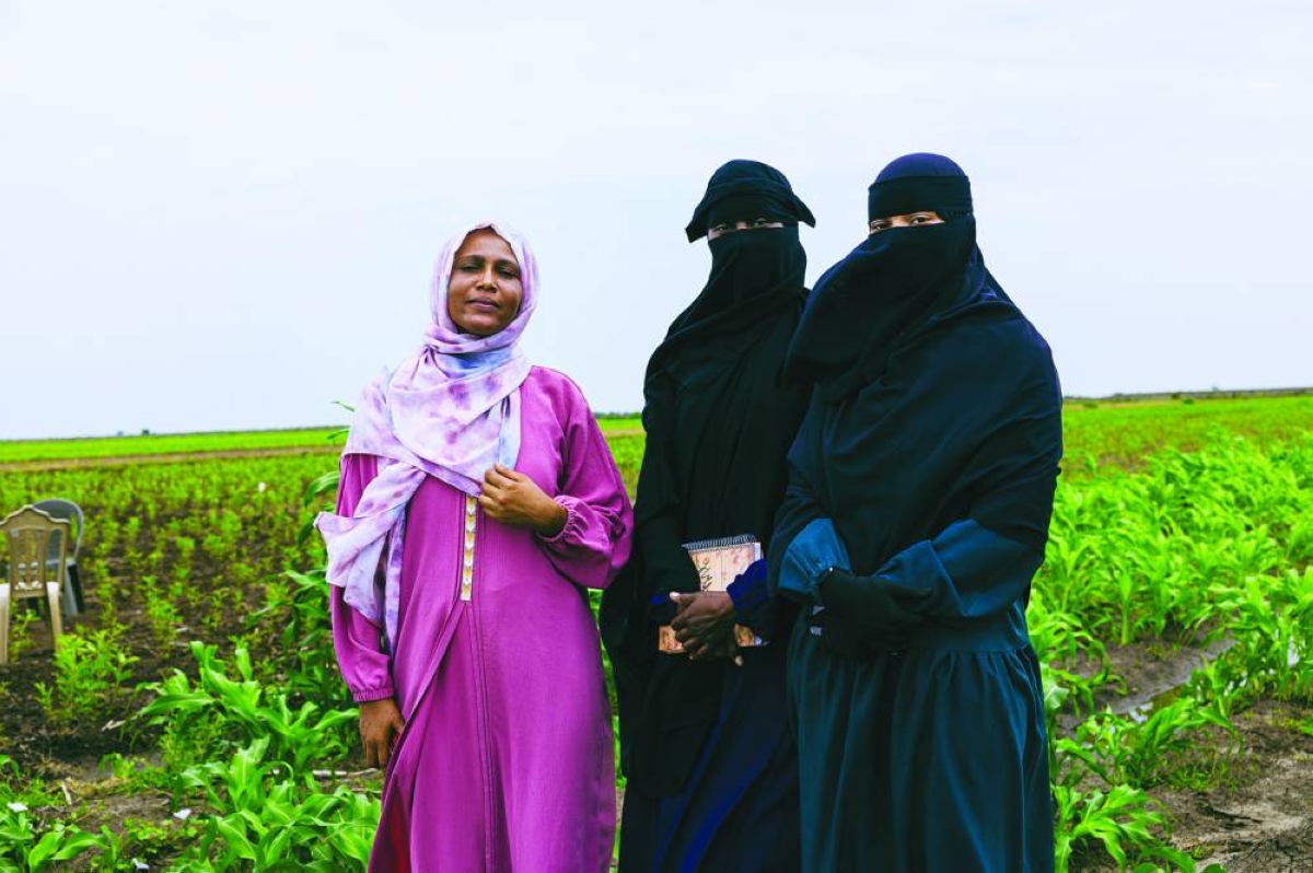 Residents attend sessions at Rural Women School in Wad Maqloub village, Al Jazirah State, Sudan.