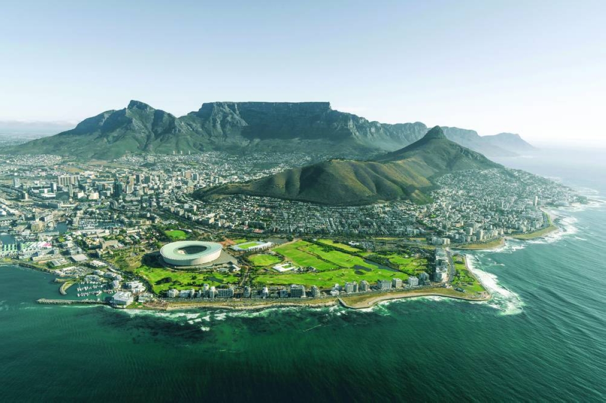 A picturesque view of Cape Town, South Africa.