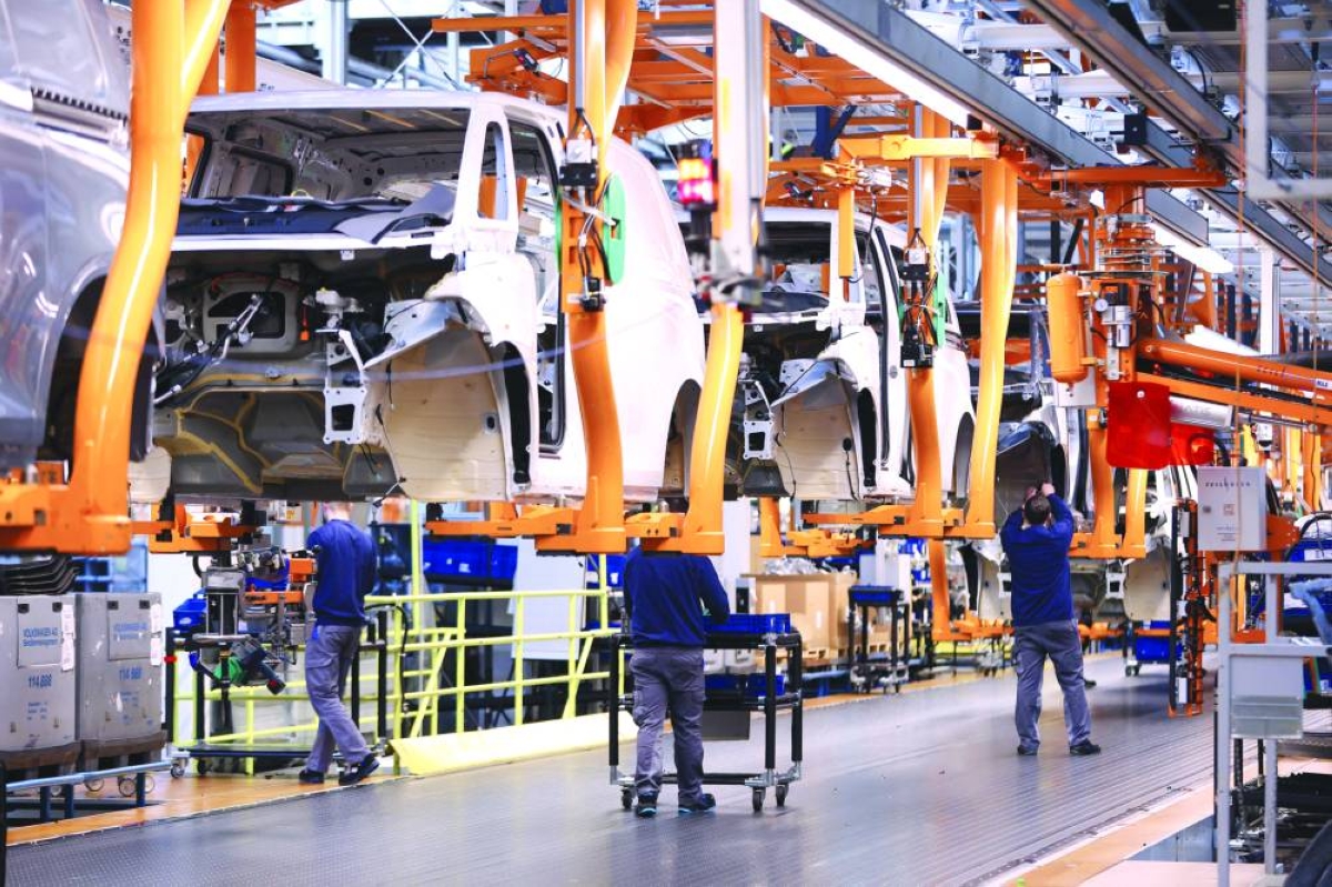 Volkswagen commercial vehicles plant in Hanover. Germany’s automotive industry pleaded for an urgent de-escalation in the tariff dispute between the US and the European Union and called for immediate talks between the two sides after President Donald Trump said he would increase auto tariffs on the bloc next week.