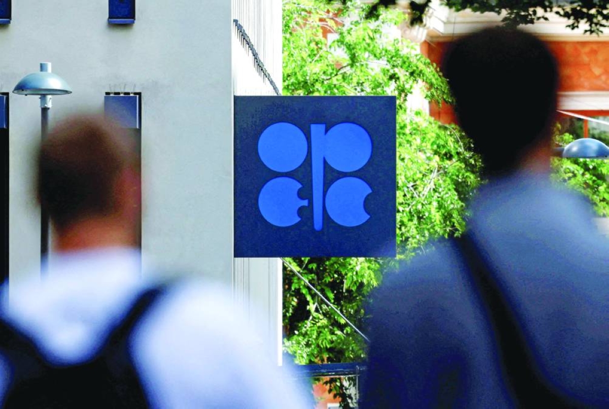 A view shows the logo of the Organisation of the Petroleum Exporting Countries outside its headquarters in Vienna. Opec  ‌has agreed in principle to raise oil output targets in June, ‌but the ‌increase will remain largely on paper as long as the US-Iran war continues to ⁠disrupt Gulf oil supplies. (File Picture)