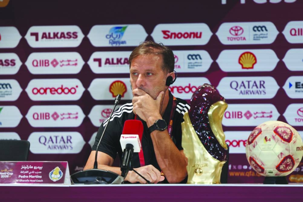 
Al Gharafa coach Pedro Martins expressed confidence in his side’s ability to defend the title they won last season with a 2-1 victory over Al Rayyan. 